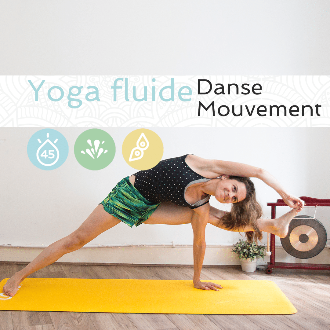 Yoga fluide - mouvement - sourire